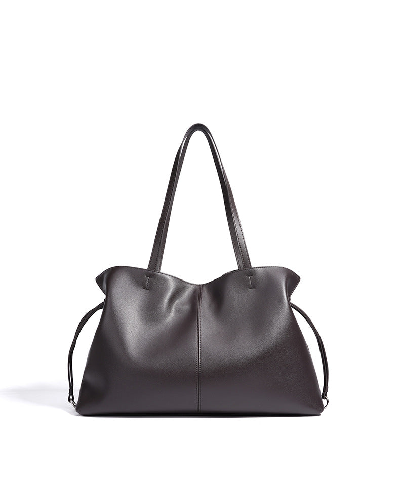 Suede Cloud Shoulder - Coffee