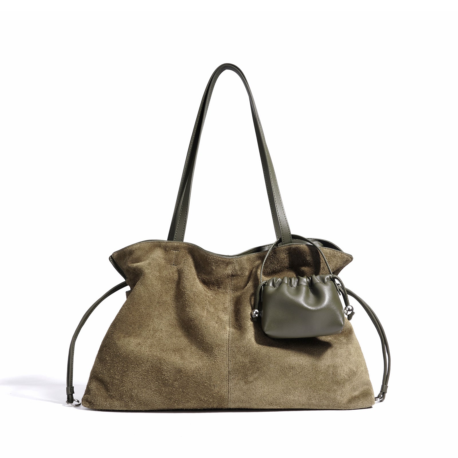 Suede Cloud Shoulder - Brown