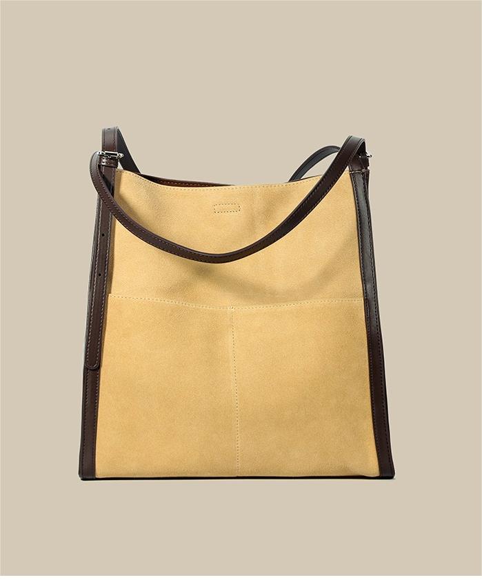 First Layer Cowhide Minnie Shoulder/Tote Bag
