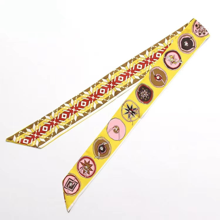 Circle Dance Faux Silk Scarf